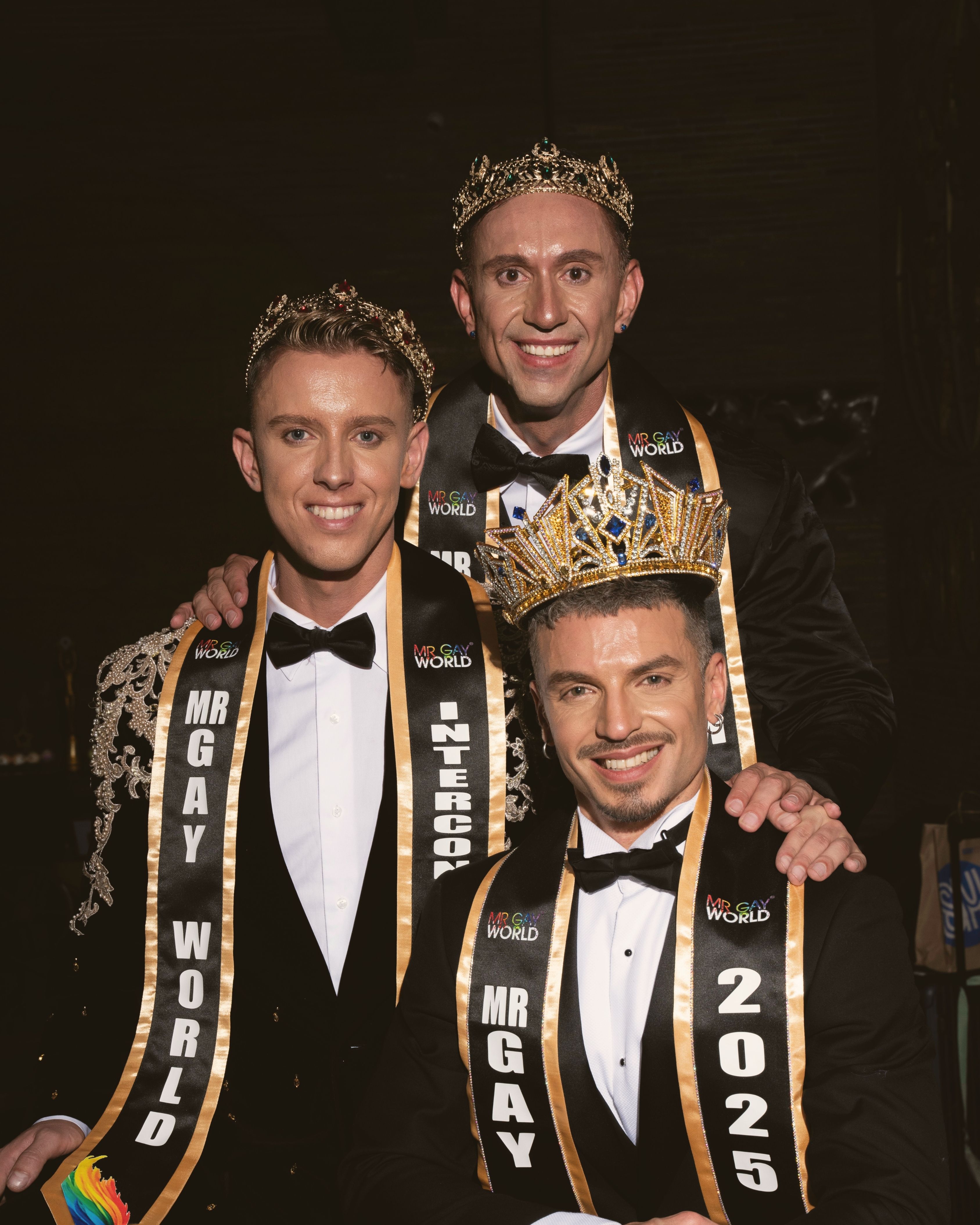 Mr. Gay World delegates representing their countries